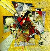 Wassily Kandinsky gult ackompanjemang oil painting